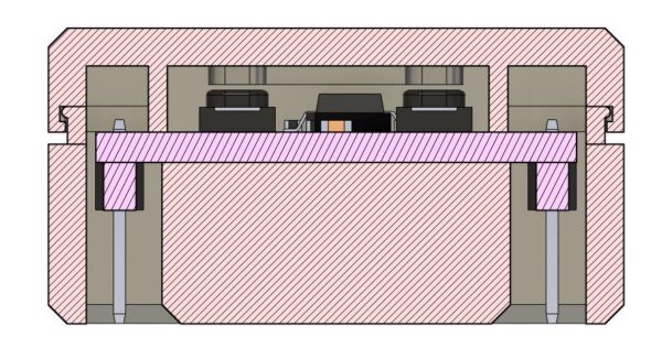 ESP32-S3 DevKitC Case with Integrated Buttons