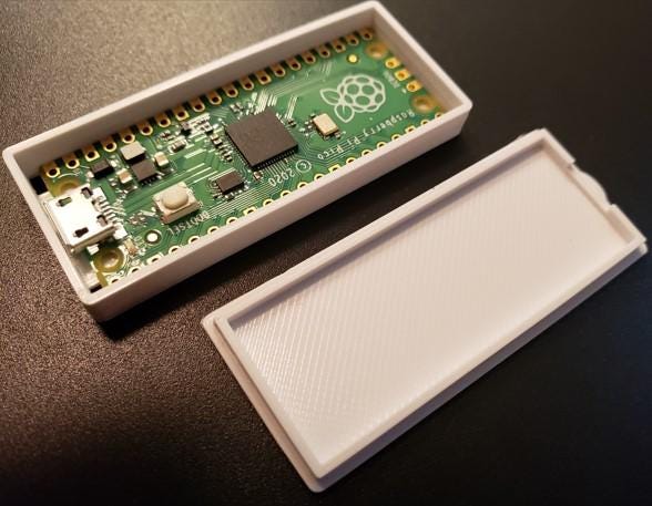 Raspberry Pi Pico Snap-Fit Protective Case