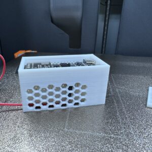 White ESP32-C6 DevKitC-1 V1.2 modular case with board installed