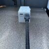 White ESP32-C6 DevKitC-1 modular case connected by USB-C cable