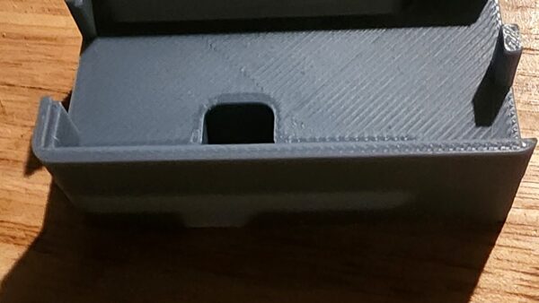 ESP32-C6 DevKitM-1 case physical production print showing side access and retention detail