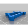 Nelstaar public-domain DIN rail PCB holder source concept rendered on a build plate