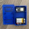 Printed ESP32 Power Pack Case and sled shown side by side