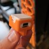 M5Stack ATOM Echo protective case with Multiboard mounting clip