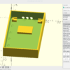 OpenSCAD view of a lid generated by pcb-case-designer