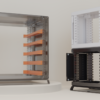 Rendered overview of the open-source RackStack modular rack system