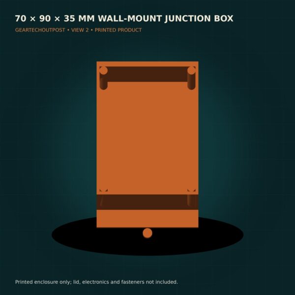 70 × 90 × 35 mm Open-Top Wall-Mount Electronics Box product view 2